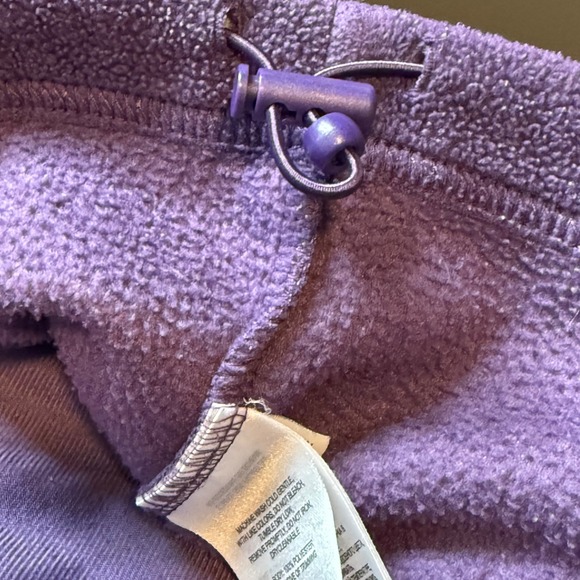 Columbia Women's Purple Fleece Zip Up Jacket Soft Cozy Outdoor Size S - Picture 4 of 6